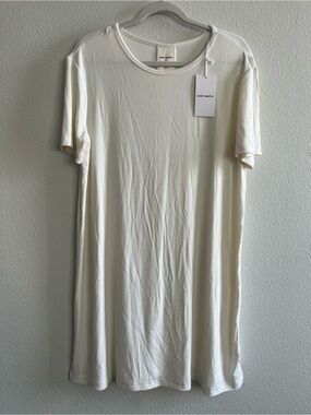 NWT Cozy Earth Bamboo Rib-Knit Boyfriend Dress size M